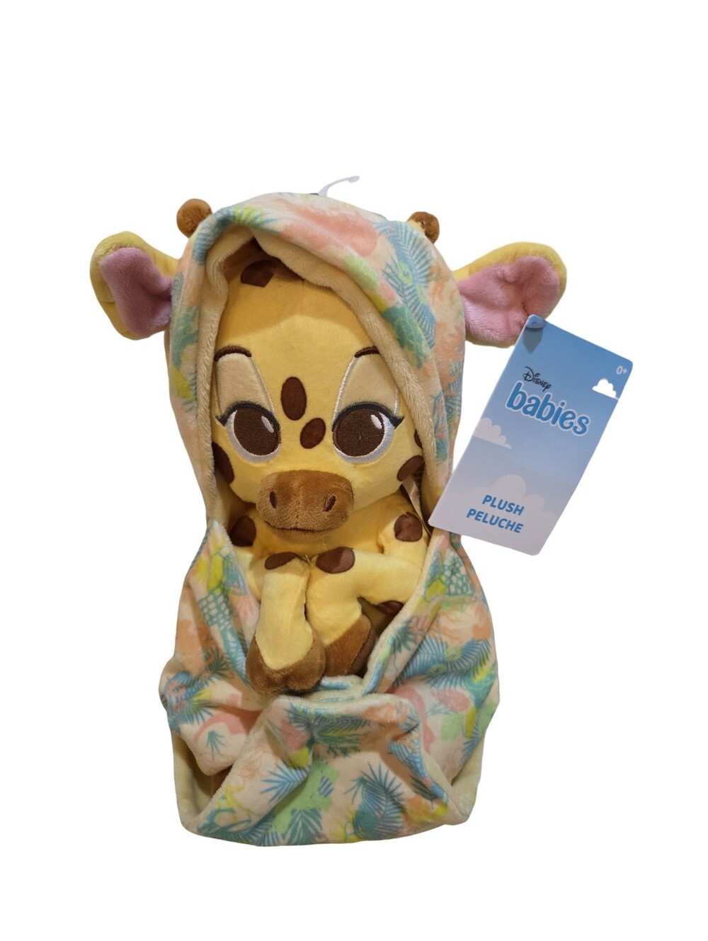 Disney Parks Animal Kingdom Baby Giraffe Plush in Blanket NEW